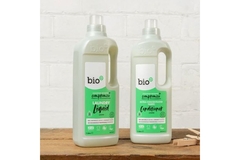 Image Household cleaning bottles.